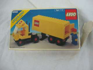Lego TRACTOR TRAILER 6692 Set Classic Town w/ box rare  