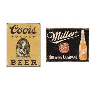   signs Coors Golden Beer, Miller Brewing Company 0001