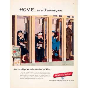  1951 Ad Western Electric Bell Telephone System Army Navy 