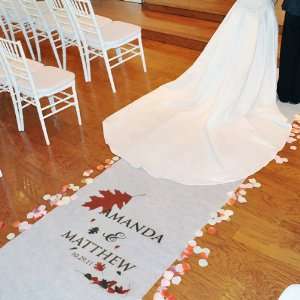 Wedding Favors Fall Wedding Aisle Runner