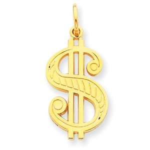  14k Dollar Sign Charm West Coast Jewelry Jewelry