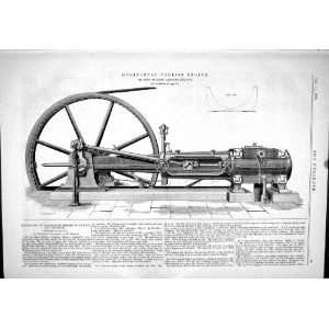  1889 Engineering Horizontal Corliss Engine John Cochrane 