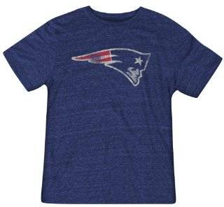 NFL New England Patriots Bigger Better Logo Tri Blend Tee Mens