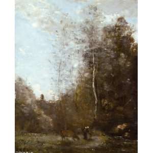  Hand Made Oil Reproduction   Jean Baptiste Corot   32 x 40 