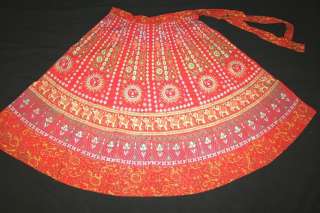 10 Hand Block Print Wraprons Skirts Wholesale India 33  
