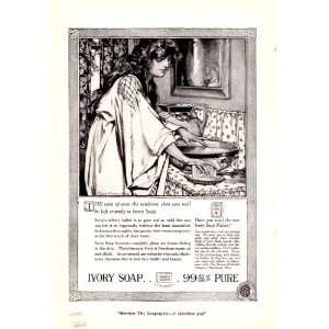  1920 Ad Ivory Soap Artist Clara Elsene Peck Original Vintage 
