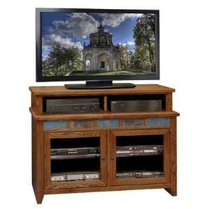  Oak Creek 48 Two Tier TV Stand in Golden Oak Furniture & Decor