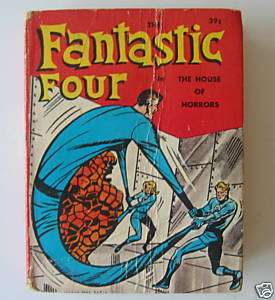 Whitman Little Big Book Fantastic Four House Horrors  