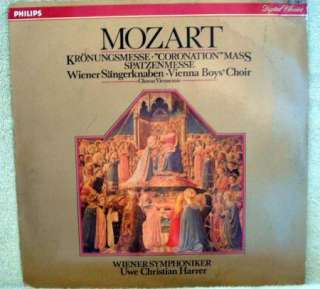 VIENNA BOYS CHOIR Mozart Coronation Mass LP Digital  