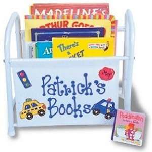  Personalized Book or Magazine Rack 