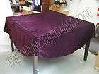   Halloween Spooky Kitchen Dining Room Tablecloth 98 Round Purple Velvet