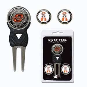  Oklahoma State Cowboys Divot Tool and Markers Sports 