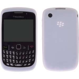  OEM BlackBerry 8520 Gemini Silicone Case   White 