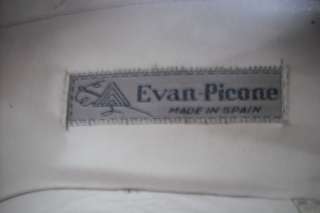 VTG 80s Evan Picone Leather Lipstick Pink Floral Bow Pumps Shoes 