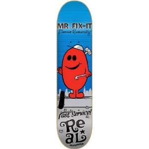  Real Busenitz Blob Squad Skateboard Deck   8.25 Mr. Fix It 