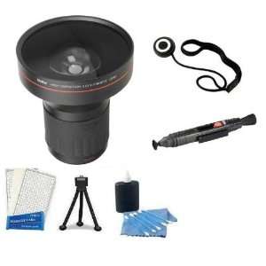  72mm Fisheye Lens Kit Includes High Definition 0.21x Super 