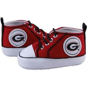  Bulldogs Infant Red Crawler Sneakers (6 9 Months)