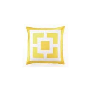  Palm Springs Block Embroidered,Pillow,Yellow
