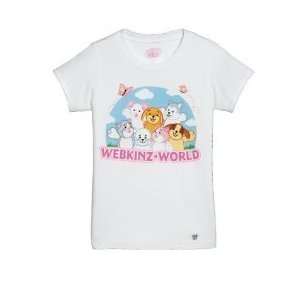  Webkinz Kinz Clothes White T Shirt Webkinz World Size XL 