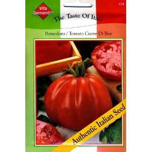   Tomato Cuore Di Bue Albenga Alto Seed Packet Patio, Lawn & Garden