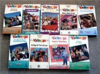 KIDSONGS VHS Videos, View Master Music Video Stories, OOP  
