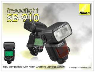 New NIKON SB 910 TTL Speedlight Flash Light SB900 018208048090  