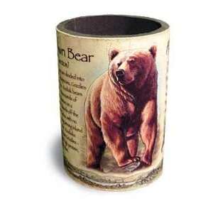  Grizzly Brown Bear Bottle Soda Can Wildlife Cabin Lodge 