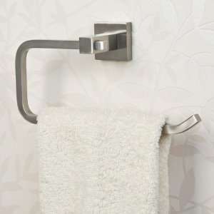  Albury Collection Towel Ring   Brushed Nickel
