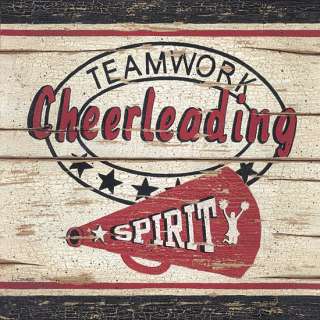 Cheerleading Teamwork Linda Spivey Framed Picture Print  