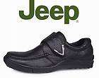 Jeep MENS GENUINE COWHIDE LEATHER SHOES ★CASUAL TRAVEL ANTISKID 