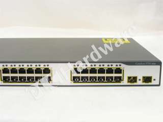 Cisco WS C3750 24TS S Catalyst 3750 Switch 24FE 2SFP  