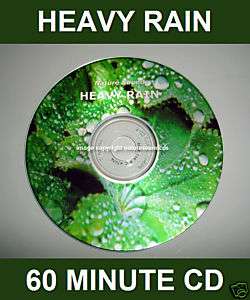 HEAVY RAIN NATURE SOUNDS CD, RELAXATION NO MUSIC  
