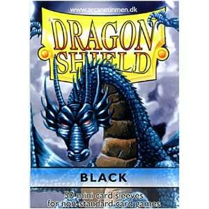  Dragon Shield Card Supplies YUGIOH Card Sleeves Black 50 
