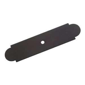  4 in. Knob Backplate in Oil Rubbed Bronze Finish (Set of 