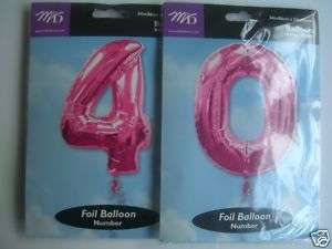 34 foil balloons 40 pink £ 11 99