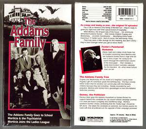Addams Family 3 TV EPISODES BRAND NEW FACTORY SEALED 726697050158 