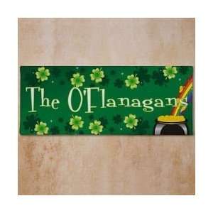  Personalized Irish Family Name Wall Canvas Sign Decor 