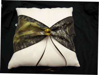 Ring Bearer Pillow Guest Book Basket Mossy OAK Custom  