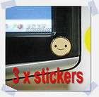 Smile Face Gold Plated Anti Radiation Sticker for Cell phone PC 