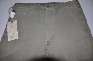 Ralph Lauren RRL VINTAGE Cotton Chino Work Pants 30x32  