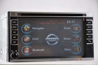 Nissan Double DIN DVD GPS Navigation Radio Touch Screen 2 Din Indash 
