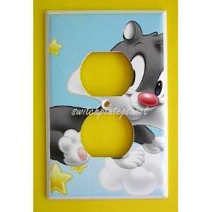  BABY Looney Tunes SYLVESTER THE CAT OUTLET Switch Plate 