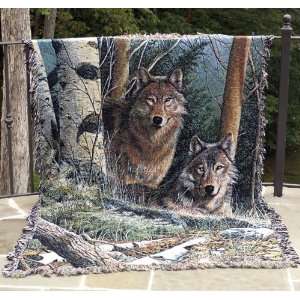   and Weavers Inc. Watchful Eye Tapestry Throw