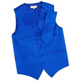 V73/ Vesuvio Napoli Royal Blue Tuxedo Wedding Vest Set  