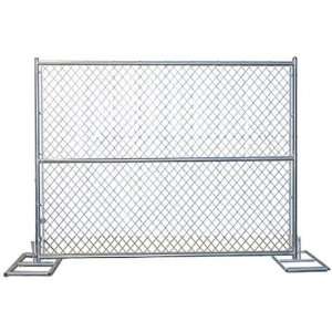  Galvanized Fence Panel 75 x 96 (Fence Support Stands 