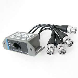   UTP Video Transceiver CCTV Via Twisted Pair Black Grey