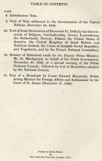 Poland Government Pamphlet Holocaust England $1,180  