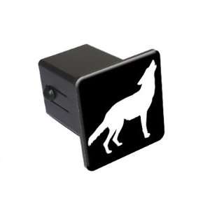 Wolf Howling   2 Tow Trailer Hitch Cover Plug Insert Truck Pickup RV