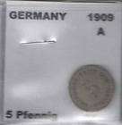 German colony Kiautschou  10 Pfennig 1909  