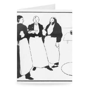  Garcons de Cafe, illustration form The   Greeting Card 